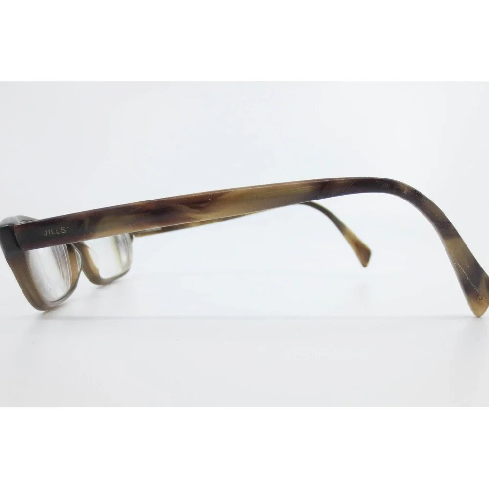 Jills Stuart Brown Tortoiseshell Rectangular Eyeglasses Frames 52-15-140 38259